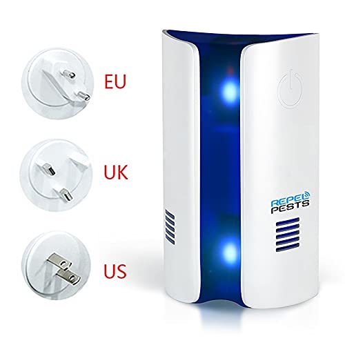 Muggendoderlamp 1 stks Ultrasone Elektronische Repeller Plugin Mosquito Repellent Insect Rat Spider Pest Control Multi-Functional Repellent Moordenaar Muggenverdelger Lamp (Color : F) - Image 5