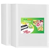 MakMeFre 200µm 30X40cm(200 bolsas) Bolsas de vacío profesionales para todo tipo de envasadoras al vacío y envasadoras al vacío de alimentos,resistentes a la ebullición y sin BPA