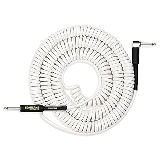 Noise Rejection: The multi-gauge wire construction and high quality copper conductor shields from signal interruptions and reduces noise Easy For Use: The guitar cable coil design is lightweight and flexible.So it is easy to manage on stage Durabilit...