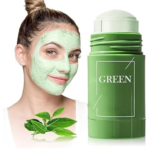 PAINISTIC Green Tea Clay Face Mask - Green Tea Skin Care for Removes Blackheads Mask, Pore Cleansing Green Tea Clay Skin Mask, Deep Cleanse Mask for All Skin Types (1 PCS) Cover