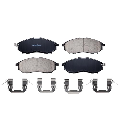 Image of Detroit Axle - Front Brake Kit for Infiniti EX35 EX37 G37 M35h Q70L | Nissan 350Z 370Z Murano Replacement Drilled & Slotted Brakes Rotors Ceramic Brake Pads: 12.6'' inch Front Rotors