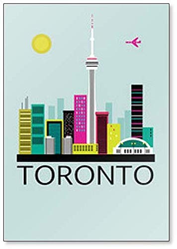 Toronto City Abstract Illustration Fridge Magnet #TOP9