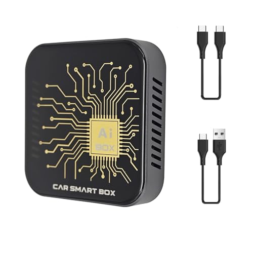 Wireless CarPlay Adapter AI Box for 2024-2025 Harley Road Glide, Street Glide CVO/ST Models for Android Phone Android auto Plug and Play. (HD-02)