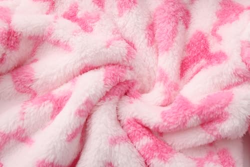 Image of Girl's Jacket Kids Full Zip Ultra Soft Sherpa Fleece Hoodie Sweatshirt