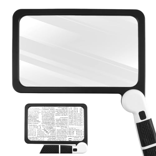 5X Handheld Magnifying Glass with 48 LED Light