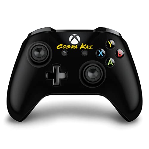 Image of Head Case Designs Officially Licensed Cobra Kai Classic Logo Iconic Vinyl Sticker Gaming Skin Decal Cover Compatible With Xbox One S /X Controller