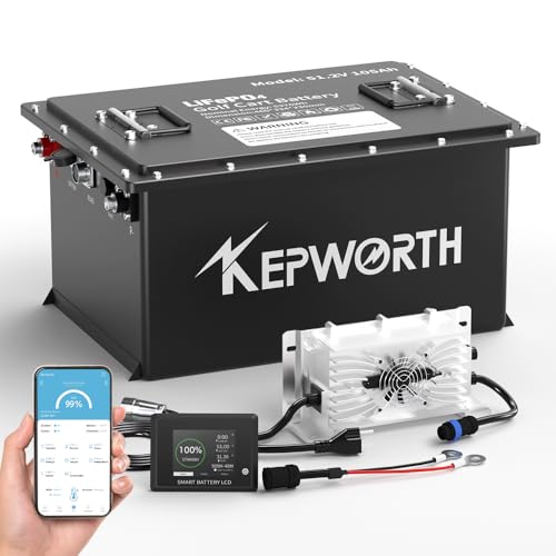 KEPWORTH _S`ECIobe[48V 105Ah 200A Bluetooth BMSA^b`j^[A20A[d𓋍ځB4000ȏ̐[dΉ[dobe[Aő10.24kW̏óAStJ[gpB