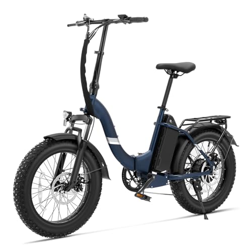 Touroll S2 2026 Vélo Électrique Pliable Tout-Terrain 20'×4.0' Fat Tire, 150KM Autonomie, Batterie 720Wh Amovible, Moteur 250W Vélo Électrique Gros Pneu 7 Vitesses, E-Bike Urbain pour Adulte