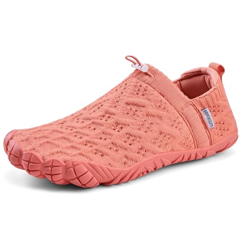Image of WateLves Barefoot Water Shoes Women Men Beach Breathable Walking Shoes Anti Slip Wide Toe Minimalist Zero Drop Sneakers for Travel Hiking Yoga