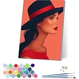 数字油絵 女性 大人用 DIY ペイントバイナンバー セクシー 手塗り 絵 デジタル油絵セット ブラシとアクリル絵具付き 数字塗り絵 大人のクラフトアクティビティ Paint by Numbers ホーム オフィス装飾 誕生日プレゼント女性 70x95cm 4-9951