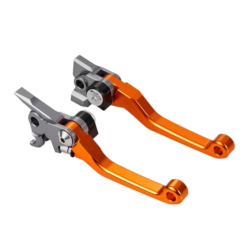 JFG RACING Levier Frein Embrayable Moto pour 250 300 350 400 450 500 505 525 530 SX SXF XC XCF XCFW EXC XCW EXCF XCFW SMR XCRW CR125/250...