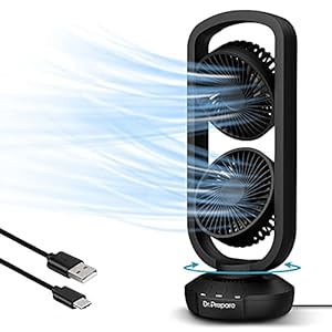 Dr.Prepare T15-270 Turmventilator 40cm USB-betrieben