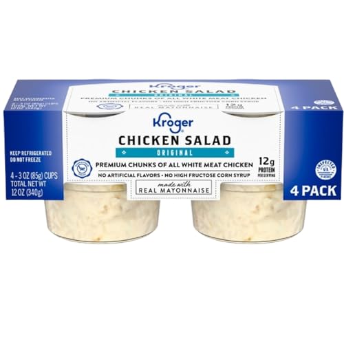 Original Chicken Salad Cups, Real Mayonnaise, High Protein Snack, No
