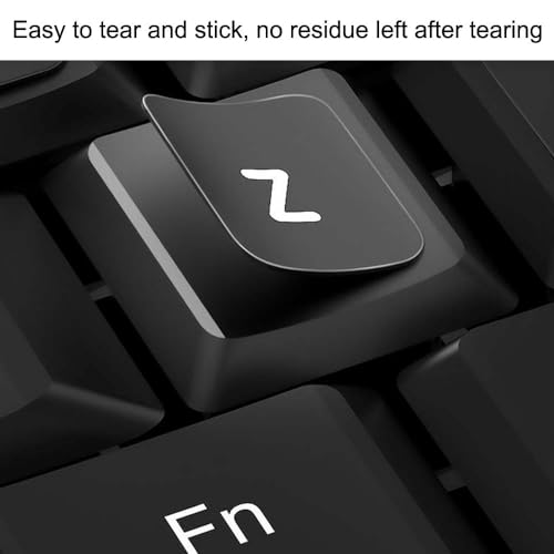 Pegatinas Letras Teclado Inglés Universal 3 Piezas miniatura 5