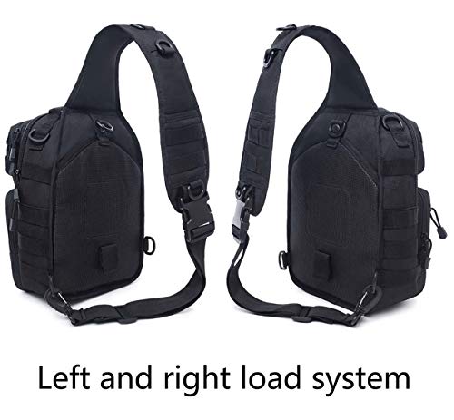 Tactical-Sling-Bag-Backpack-Pack-Military-Waterproof-Assault-Rover-Shoulder-Sling-Molle-Range-Bag-Everyday-Carry-EDC-Diaper-Bag-Small-Day-Pack-by-Tactic-Ops