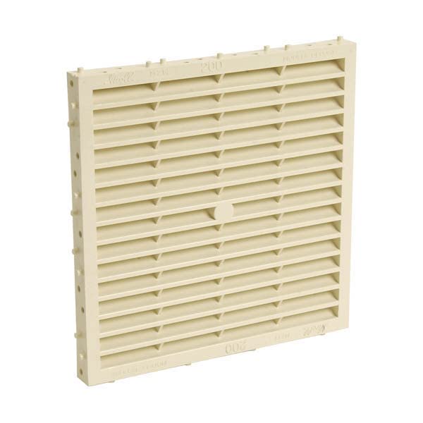 Nicoll - Grille d aeration speciale facade a sceller a combinaison carree sable m214s