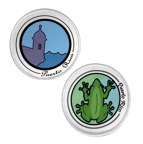 Puerto Rico Patch Iron-On Transfer -2 Pack