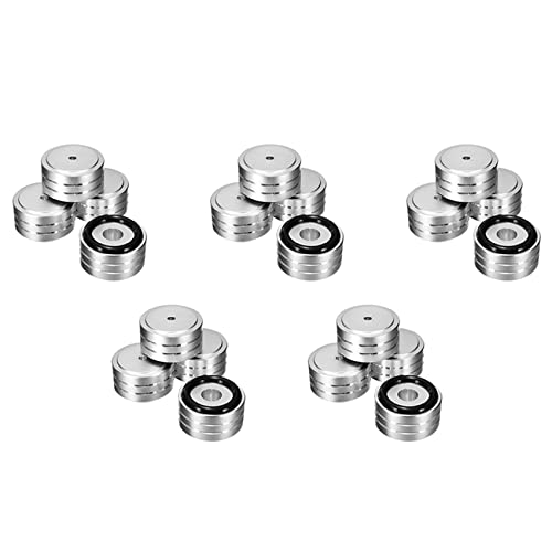 QAWIHTFURD 20�� 40X20mm�A���~�j�E��HIFI AMP�X�s�[�J�[�A�C�\���[�V�����X�^���h�^�[���e�[�u���t�B�[�g�p�b�h�i�V���o�[�j