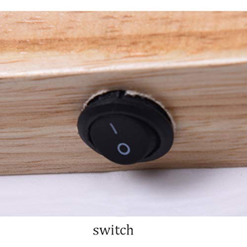 Lampe de miroir à LED en bois massif de 60cm pour coiffeuse