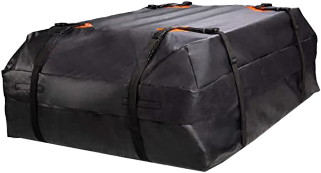 PRETYZOOM 1pc Waterproof Luggage Bag Roof Pouch Storage Rooftop Black 420d Oxford Cloth