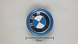 bmw 624 m 20  Original BMW Nabenabdeckung Nabendeckel Mittellochdeckel mit blauem Ring