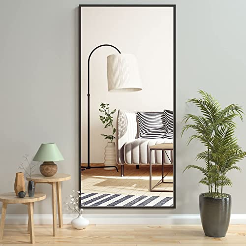 CISTEROMAN Full Length Floor Big Mirror 65" Ã— 24", Wall Mirror, Large Dressing Mirror, Body Mirror,Standing Mirror, Aluminum Alloy Thin Frame for Bedroom,Dressing Mirror