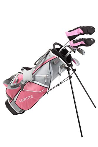 Aspire Junior Plus Complete Golf Club Set for Children Kids - 5 Age