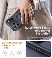 FLLAO für iPhone 18 Pro Max/17 Pro Max Hülle für MagSafe, Schwarz – Ansicht 8
