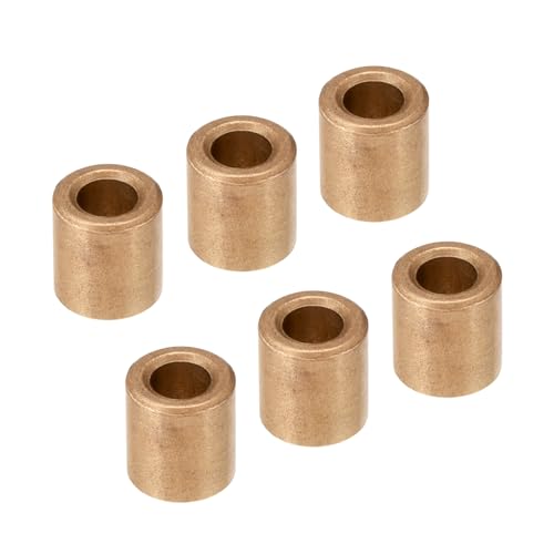 Kozelo 6pcs Cojinetes de Manga - [5x9x10mm] Casquillos Autolubricantes de Bronce Sinterizado para Equipos Eléctricos, Herramientas de Máquinas