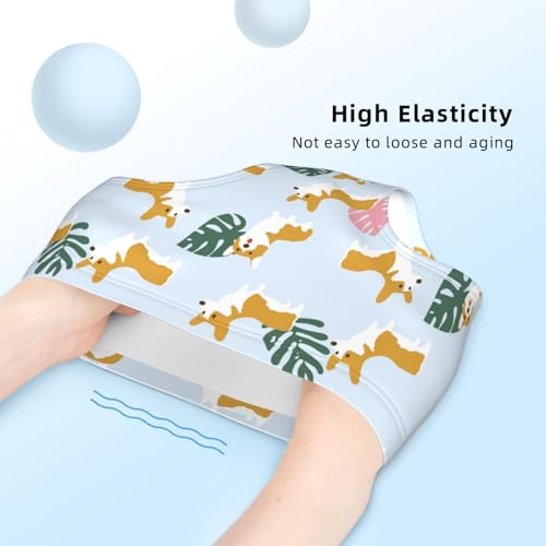 Corgi Dog In The Tropical Leaf Girls' Underwear Soft Cotton Little Girls Panties Comfort Briefs4