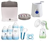 MAM Milchpumpe jetzt noch effizienter & entspannter Abpumpen! ergonomischer Griff – ergonomisch geformt für müheloses Abpumpen sichere keimbarriere – die spezielle membran-technologie zwischen griffeinheit und Brust Aufsatz schützt die wertvolle Muttermilch vor Verunreinigung und Keimen. Besonders weicher SkinSoft Einsatz für die Brust Aufsatz – kann optional für mehr Komfort beim Abpumpen verwendet werden abdeckkappe – schützt vor Verschmutzung MAM easy Start Anti-Colic – mit patentiertem Boden