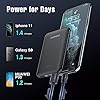 Alongza-Portable-Phone-Charger5000mAh-External-Battery-Power-Pack-022lb-Pocket-Size-Ultra-Slim-USB-Cell-Phone-Power-Bank-Compatible-with-iPhone-1211ProMaxXSXRX10876iPadSamsungAndroid Alongza Small Portable Phone Charger 4500mAh Power Bank with Built-in Cable USB C Fast Lightweight Battery Pack Cell Phone Charger Slim Clutch Charger External Battery Backup for iPhones