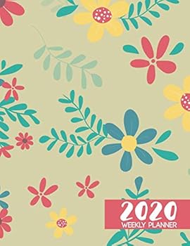 2020 Weekly Planner: 13-Month Planner: December 1, 2019 to December 31, 2020: Weekly & Monthly View Planner, Organizer & Diary: Floral