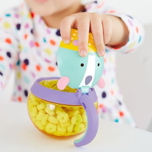 Image of Skip Hop Baby Snack Container, Mealtime Snack Cup, Octopus