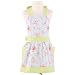 Neoviva Cotton Canvas Garden Apron for Kid Girls, Style Diana, Floral Ballad Blue