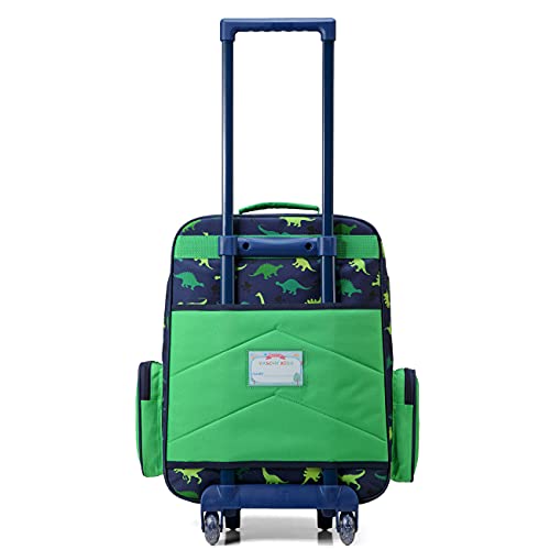 Bagagem Rolante para Crianças, VASCHY Bonita Mala de Viagem para Meninos Meninas com Rodas 18 Polega