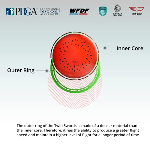 image for yikundiscs Yikun Twin Swords Understable Distance Driver| Pro Worlds 2