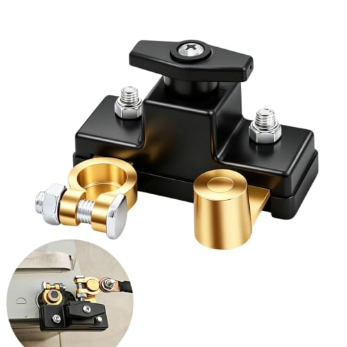 Image of Car Battery Cut Off Switch, Heavy Duty Power Disconnect for Vehicle Safety, Durable Terminal Kill Switch, Easy on Off Control for Vehicle Truck SUV RV Boat