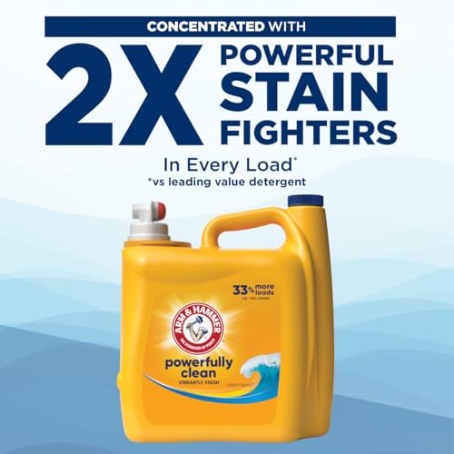 Image of Arm & Hammer Liquid Laundry 140oz Clean Burst dual HE