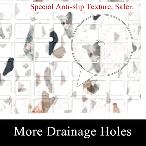 Tapis de baignoire antidérapant gravier lavable en machine - 3