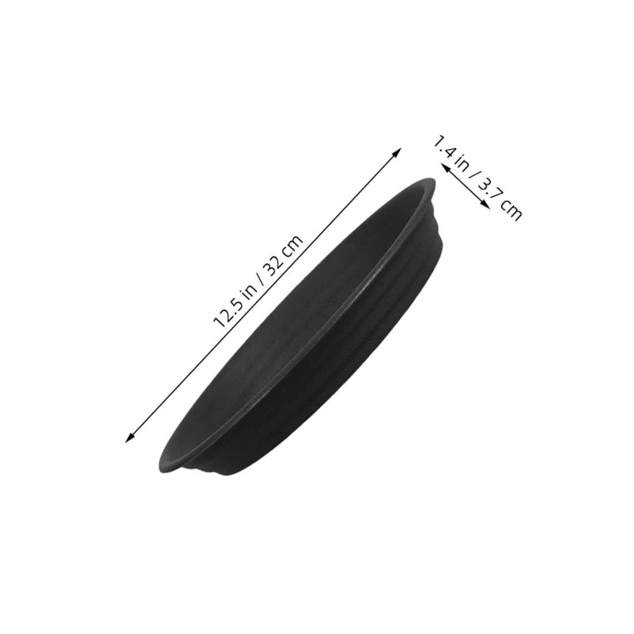 VALICLUD Bandejas para Macetas 5 Unidades Platos Recolectores de Agua Redondos de Plástico PP Diámetro Interior 26 CM Diámetro Exterior 32 CM Aptos para Interior y Exterior Protección