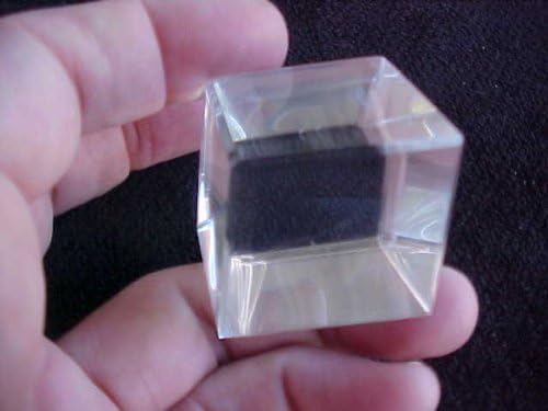 Gemqz C0720 100% Clear Calcite Hexahedron Aa+ !