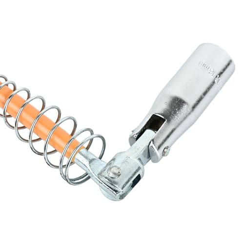 Image of 16mm T Handle Spark Plug Wrench (CE-60042) | Heavy-Duty Spark Plug Removal Tool | Steel Socket with Spring Grip | Ideal for Motorcycles, Scooters & Small Engines