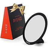 PIEKO Fogless Shower Mirror for Shaving - Fog Free, Shatterproof, Strong Twist Lock Suction Cup, Flexible Swivel Head, Matte Black | End of Model Run Out |