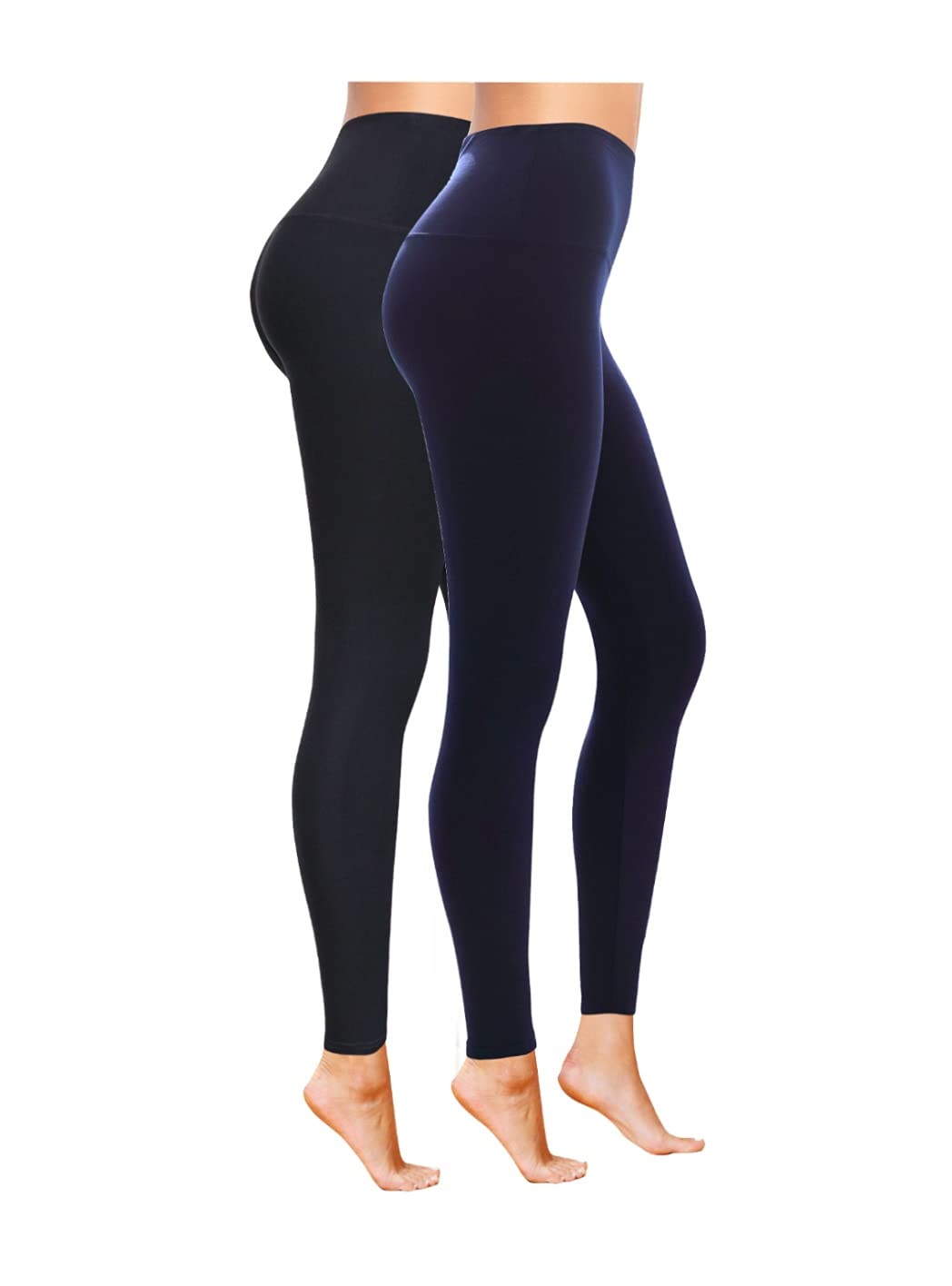 Leggings de cintura alta para mujer con control de barriga y suavidad premium 3