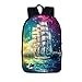 Galaxy Sky Boot Rucksack für Teenager Frauen Männer Rucksack Kinder Schultaschen Kreuzfahrtschiff Mädchen Jungen Schule Rucksack A