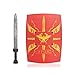 Produktbild Kostümplanet Römerschwert und Römer-Schild Set Kinder Römer-Kostüm Legionär Gladius