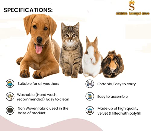 Image of Reversible Dual Ultra Soft Velvet Luxury Sofa Bed PET Bed | Dog Bed | CAT Bed | Puppies Puppy Bed | Rabbit Bed