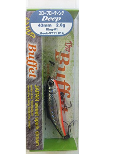 �^�b�N���n�E�X(TackleHouse) �~�m�[ �o�t�F�b�g FD 43mm 2g �V���o�[�E�u���b�N/���b�h�x���[ #14 FD43 ���A�[