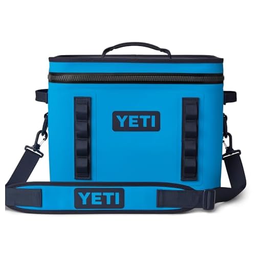 YETI Hopper Flip 18 Portable Soft Cooler, Big Wave Blue